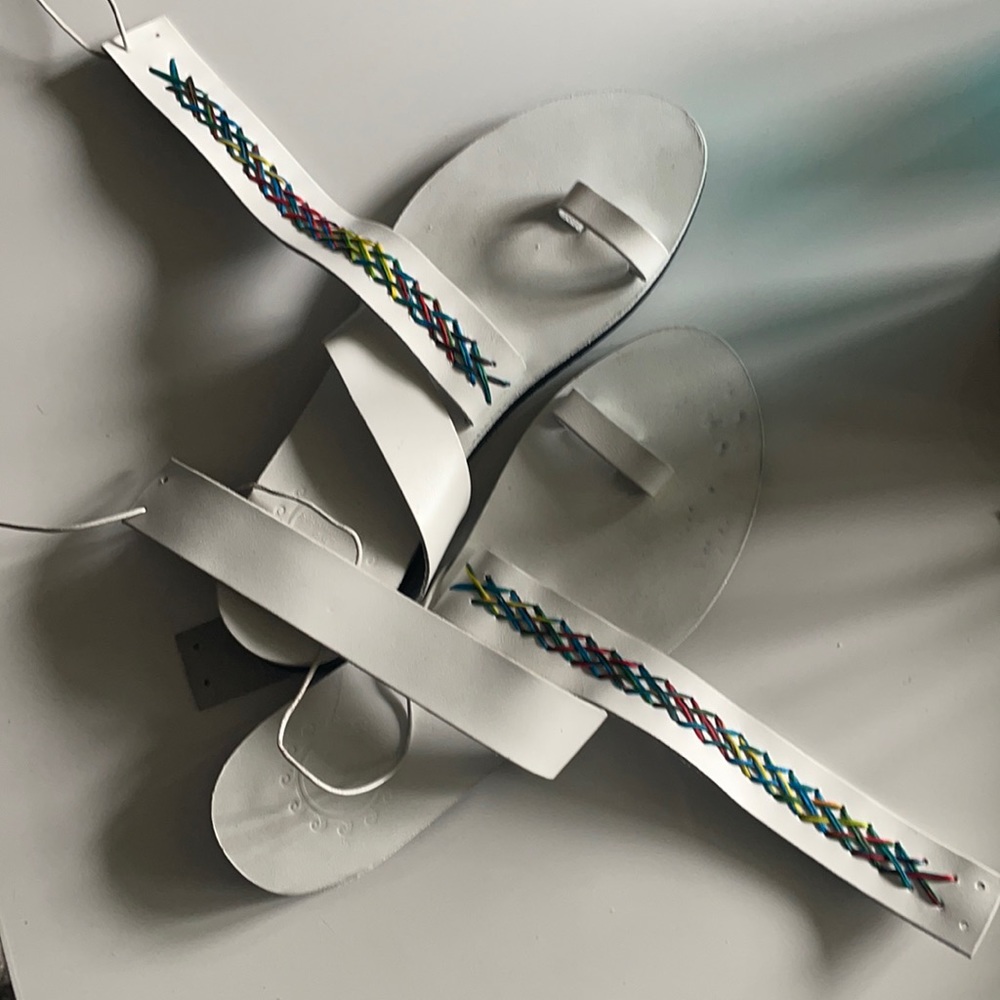 Adorable, unique Greek sandals